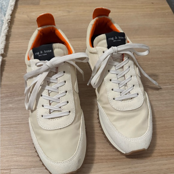 Rag & Bone Off-White and Beige Sneakers - Retro Runner Bomber sneakers - Picture 2 of 5